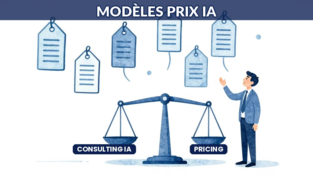 Modèles tarification missions IA balance valeur investissement