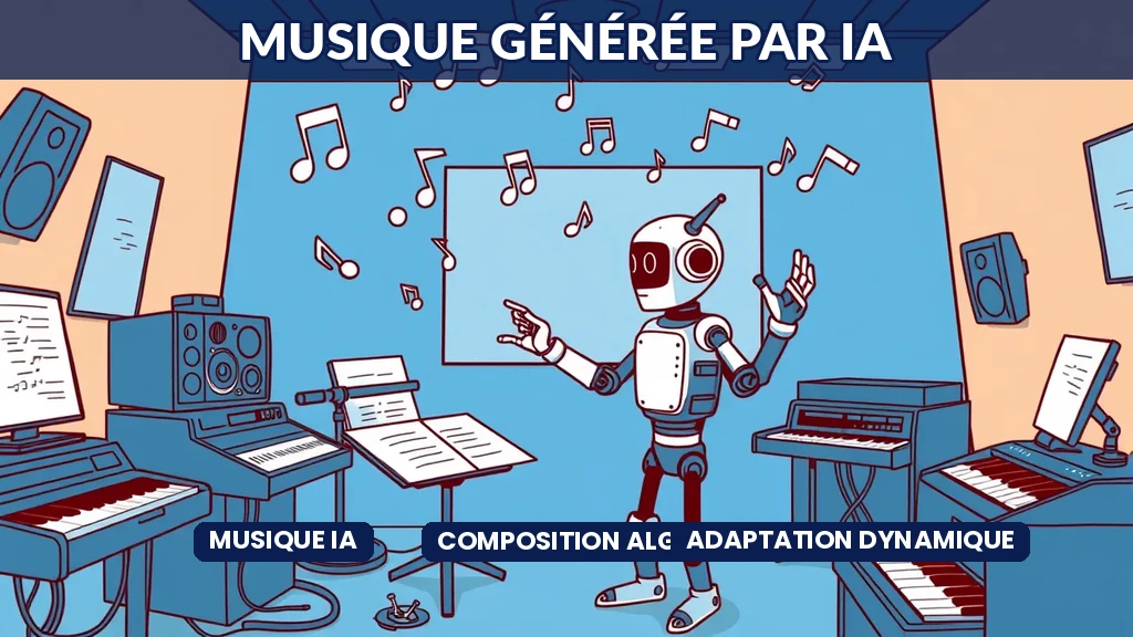 Studio de musique numérique avec interface de composition algorithmique par intelligence artificielle