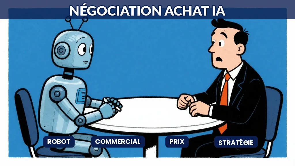 Intelligence artificielle transformant la négociation achat et remplaçant le rôle du commercial