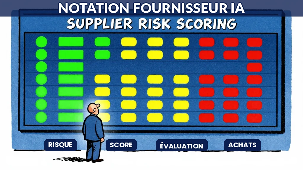 Notation et évaluation du risque fournisseur par intelligence artificielle dans les achats