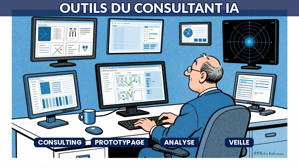 Consultant IA utilisant une palette d'outils modernes de prototypage rapide et d'analyse