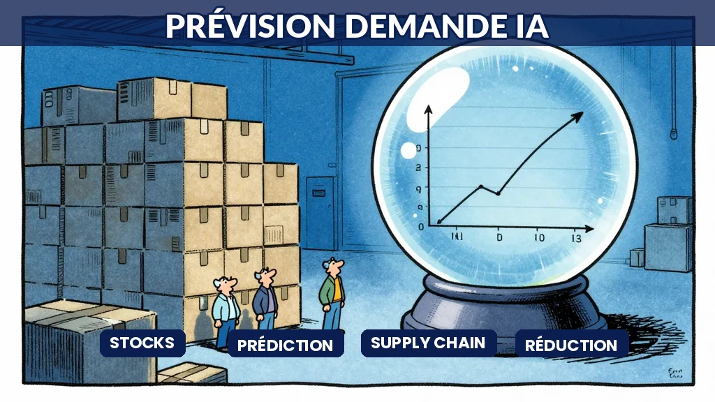 Prévision de la demande par intelligence artificielle pour réduire les stocks inutiles en supply chain