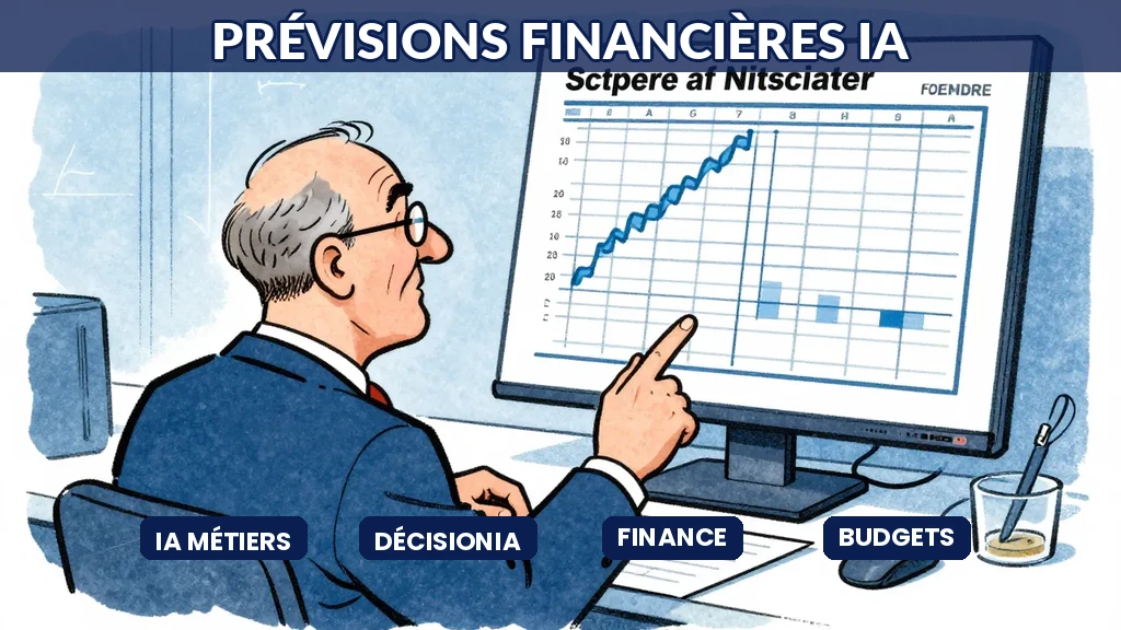CFO with AI-generated budget forecasts vs old charts