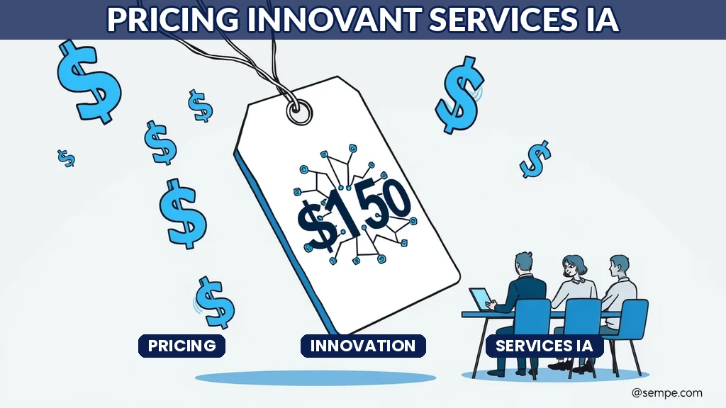 ** Tableau comparatif des modèles de tarification innovants pour services et solutions intelligence artificielle