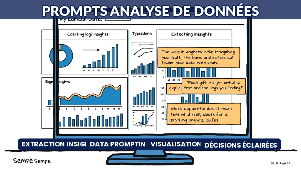 Prompts pour analyser des données et extraire des insights pertinents avec un modèle IA