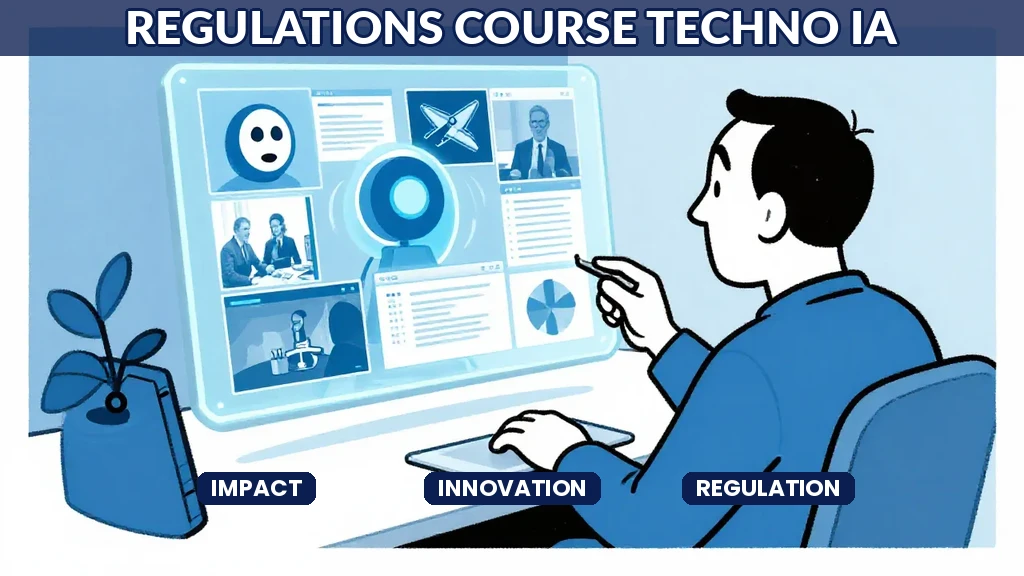 Illustration de limpact des régulations sur la compétition technologique mondiale en intelligence artificielle