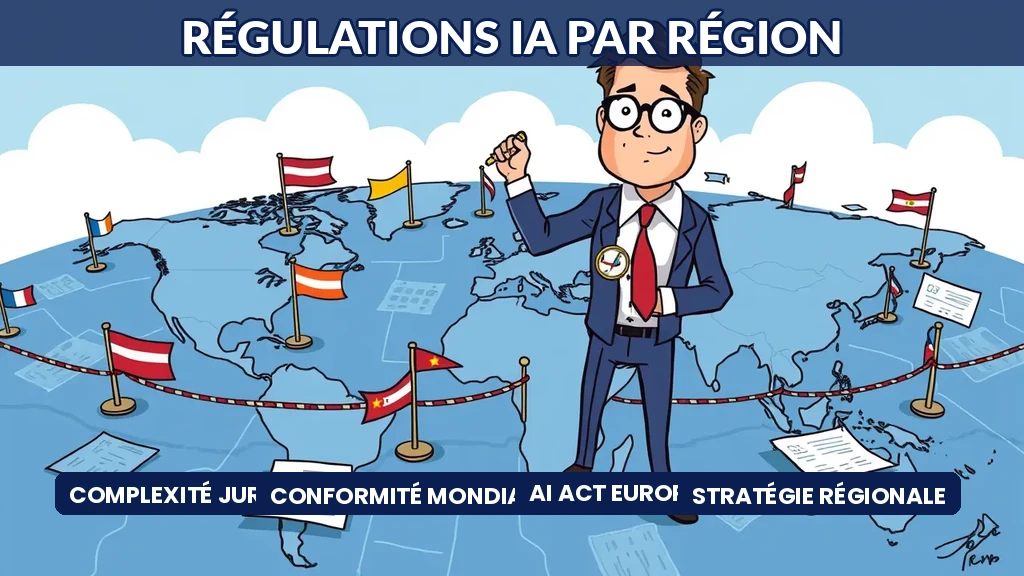 Homme d affaires naviguant une carte du monde parsemée de drapeaux réglementaires