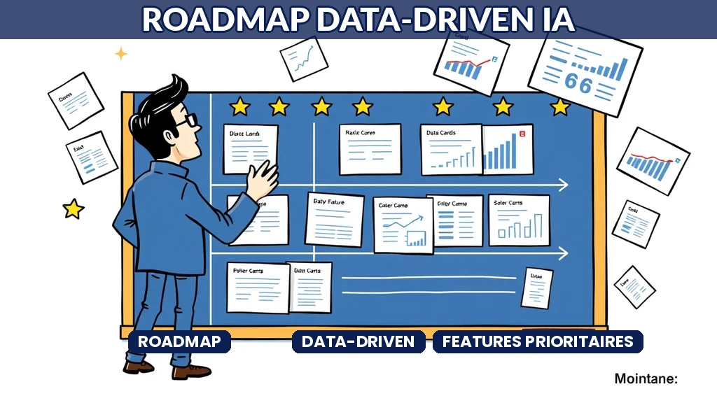Tableau de roadmap produit data-driven enrichi par IA avec scoring automatique des fonctionnalités
