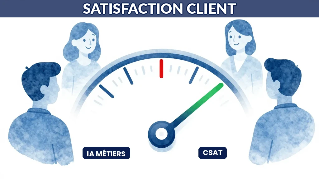 Prédiction satisfaction client IA agir avant problème