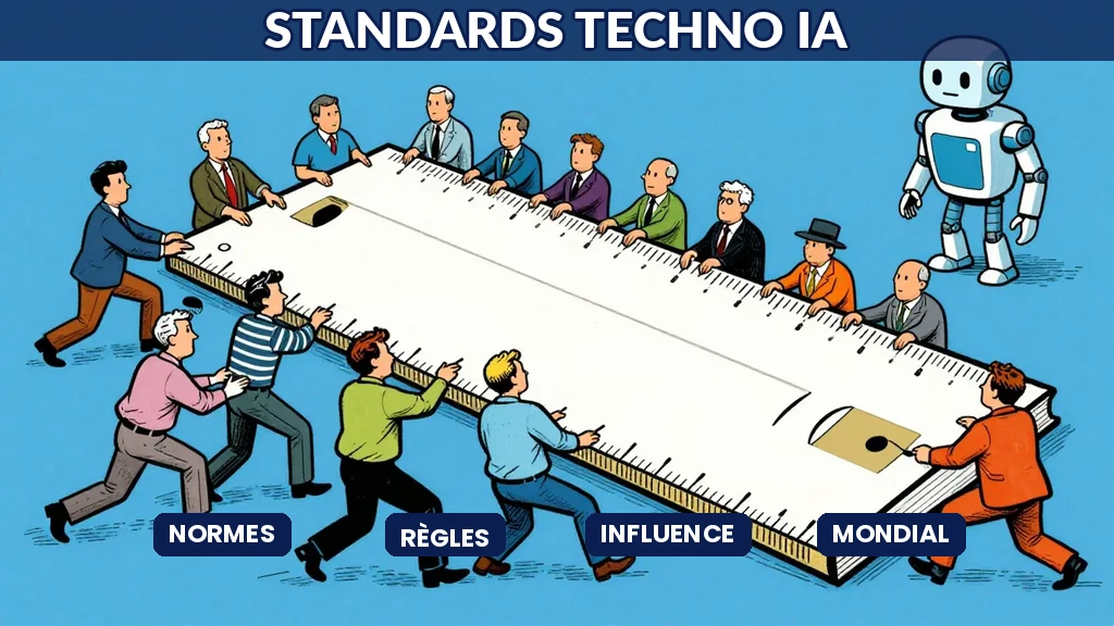 Standards technologiques en intelligence artificielle et lutte influence pour imposer les règles mondiales
