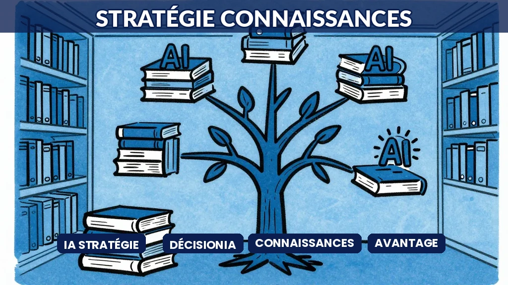 Knowledge tree growing from books with AI connections
