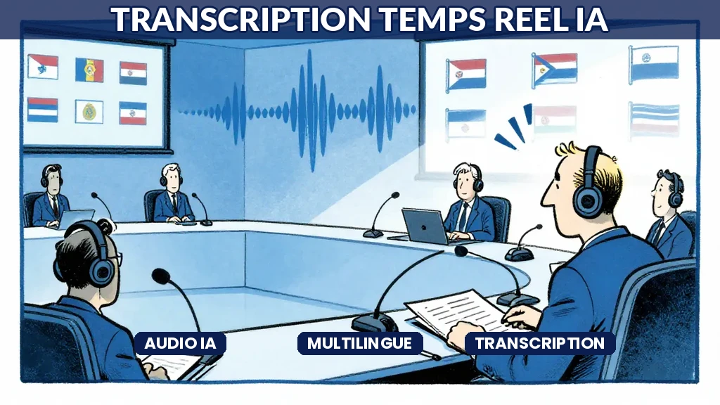 Système de transcription automatique multilingue en temps réel lors dune réunion professionnelle en entreprise