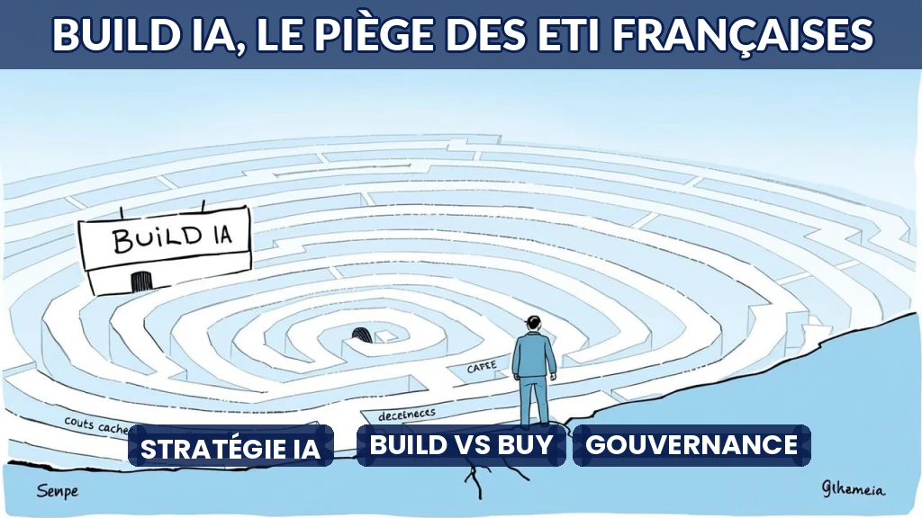 Illustration d'un labyrinthe technologique avec des pièges cachés
