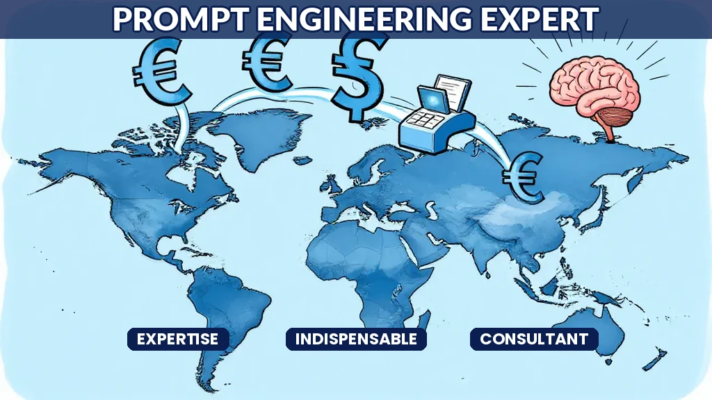 Illustration IA Prompt engineering expert