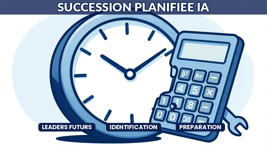 Interface IA de planification de succession montrant les profils de leaders potentiels et leurs parcours de développement