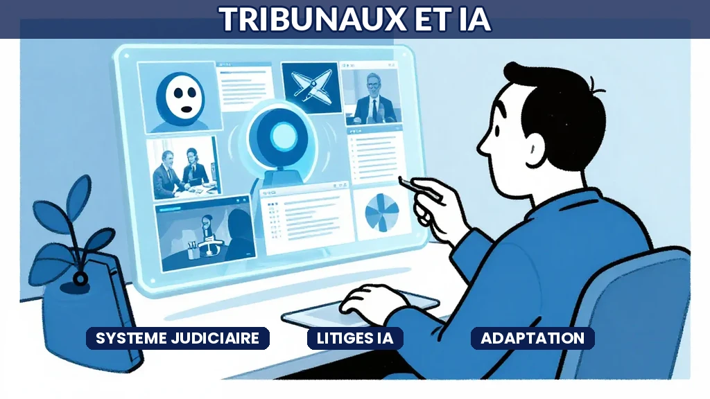 Illustration de ladaptation du système judiciaire aux litiges impliquant des systèmes dintelligence artificielle