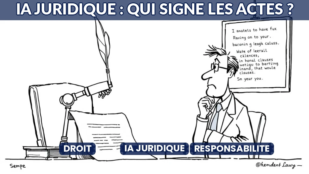 Balance de justice entourée de circuits électroniques symbolisant l'IA.