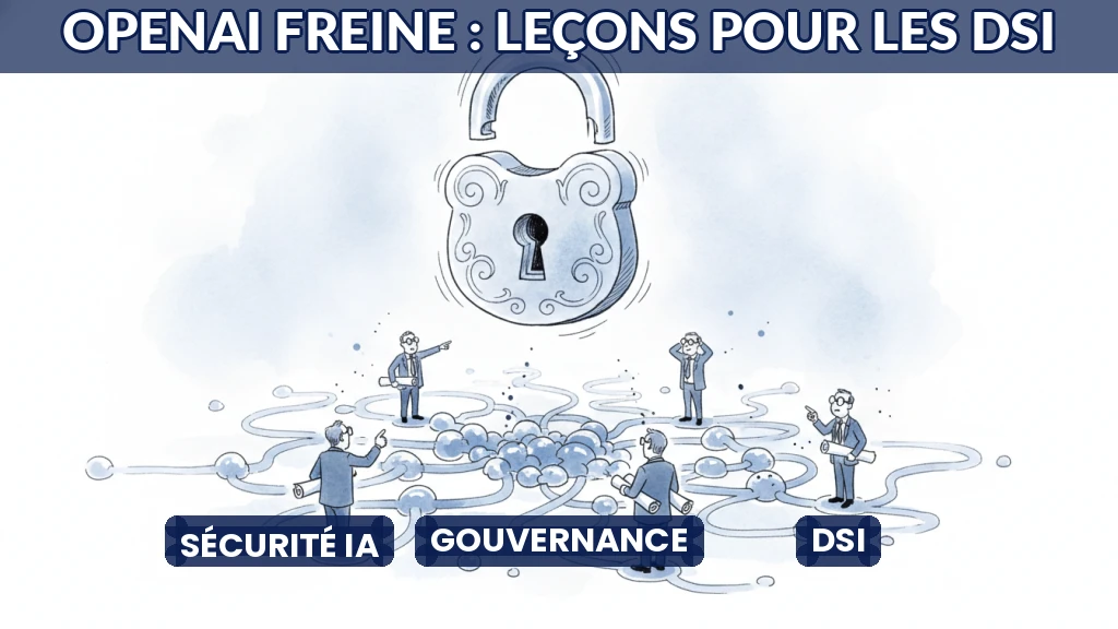 Illustration d'un cadenas numérique protégeant un modèle d'IA en développement.