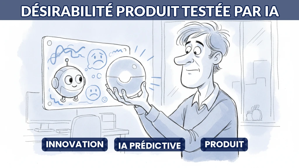 Illustration d'un produit analysé par des algorithmes d'intelligence artificielle.