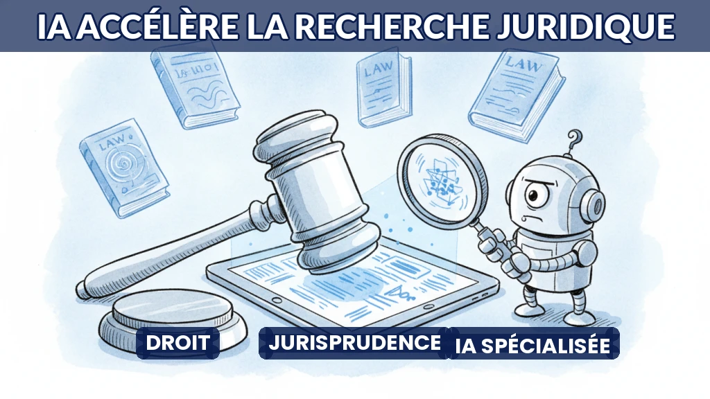 Balance de justice entourée de circuits électroniques symbolisant l'analyse juridique par IA.