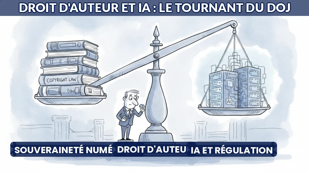 Balance de justice et données numériques en équilibre précaire.